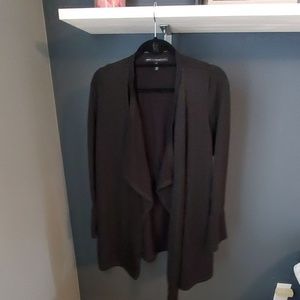 WHBM EUC black shimmer cardigan